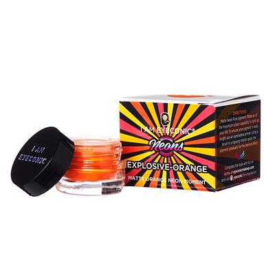 I Am Eyeconic Matte Neon Pure Pigments EXPLOSIVE ORANGE 2 gm - Eyeshadow, Bases & Primers