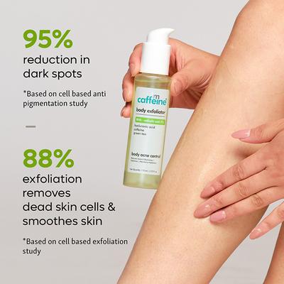 Mcaffeine Body Exfoliator With Bha Salicylic Acid- 2% & Green Tea 110 ml - Scrubs & Exfoliants