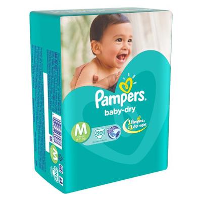 Pampers Baby-Dry Diapers (M) 20's - Diapers & Wipes