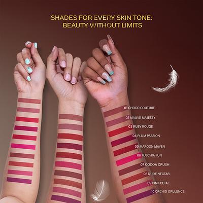 Faces Canada Comfy Matte Wow Liquid Lipstick - Nude Nector 08 3.8 ml - Liquid Lipsticks