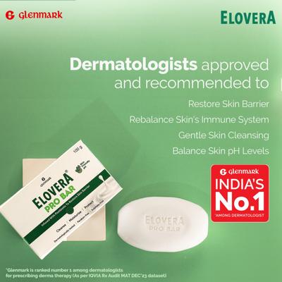 Glenmark Elovera Pro Bar 100 g - Soaps