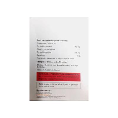 FPSTATIN CV 10 Capsule 15's - High Cholesterol-Dys