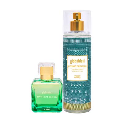 Global Desi MythiB EDP & CosmiD Mist Pack of 2 250 ml - Body Mist/Spray