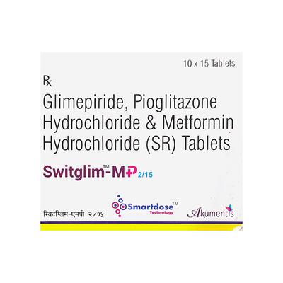 SWITGLIM MP 2/15 Tablet 15's - Diabetes-Ant