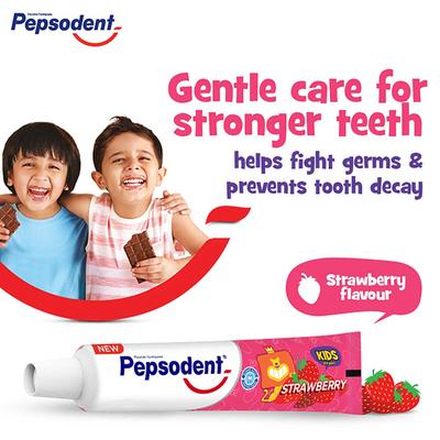 Pepsodent Kids Toothpaste - Strawberry 45 gm - Baby Oral Care