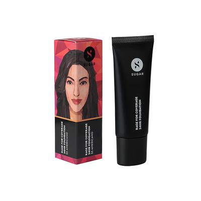 SUGAR Cosmetics Rage For Coverage 24Hr Foundation - 55 Americano - Medium Deep Warm Undertone 25 Ml - Foundation