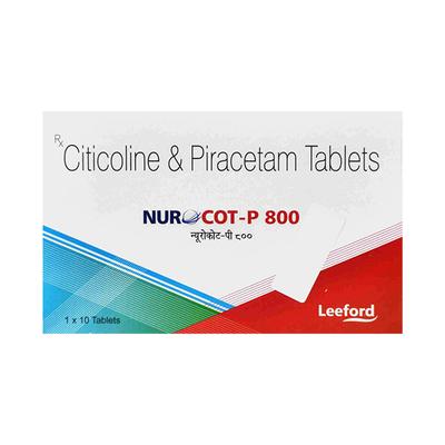 NUROCOT P 800 Tablet 10's - Nootropics And Neurotrophics