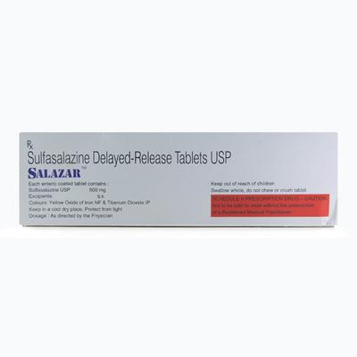 Salazar Tablet 10'S - Ulcerative Colitis/Bowel Inflammatory Disease-GIT