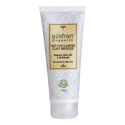 Azafran Organics Deep Pore Cleansing Clay Masque 100 gm - Masks & Peels