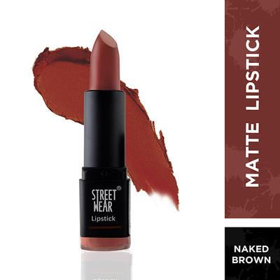 Streetwear Matte Lipstick - Naked Brown 4.2 Gm - Lipsticks