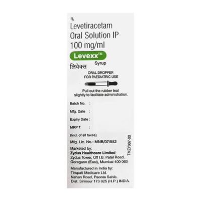 Levexx Oral Solution 100ml - Epilepsy/Convulsion-Ant