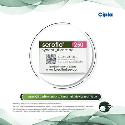 Seroflo 250 Synchrobreathe Inhaler 120Mdi - Asthma/COPD-Ast
