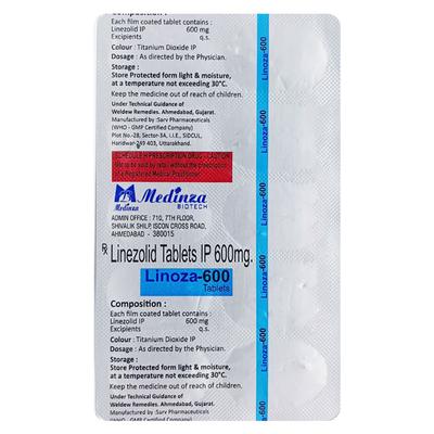 LINOZA 600 Tablet 10's - Bacterial Infections-OAB