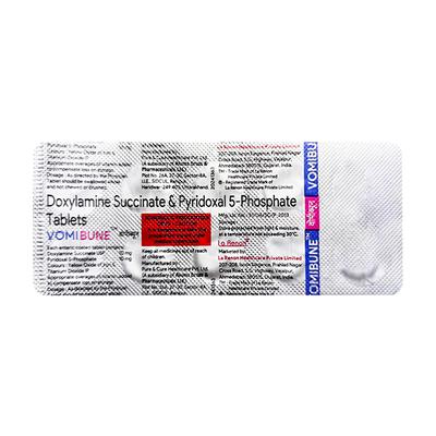 VOMIBUNE Tablet 10's - Vomitting/Emesis-Ant