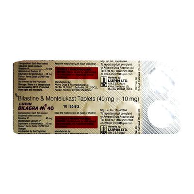 BILAGRA M 40 Tablet 10's - Asthma/COPD-Ast