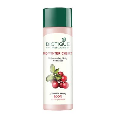 Biotique Winter Cherry Rejuvenating Body Nourisher 190 ml - Lotions & Creams