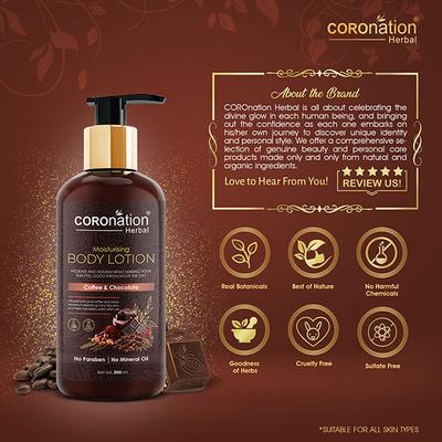 COROnation Herbal Coffee and Chocolate Body Lotion 300 ml - Lotions & Creams
