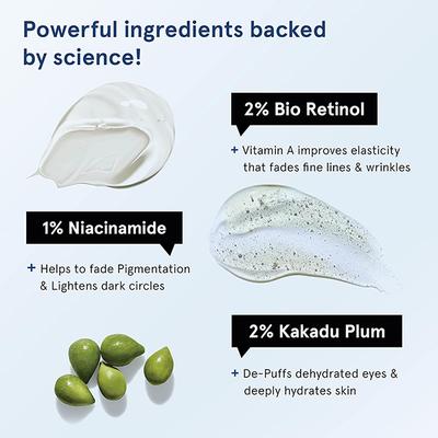 Be Bodywise 2% Bio Retinol Under Eye Cream 15 gm - Under Eye Creams & Serums