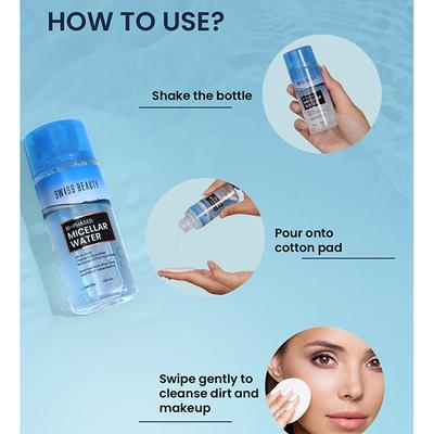 Swiss Beauty Bi-Phased Micellar Water 100 ml - Make Up Removers