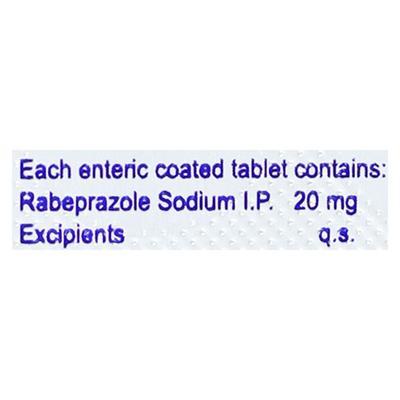ZEN RABIZ Tablet 10's - Ulcer/Reflux/Flatulence-Aaa