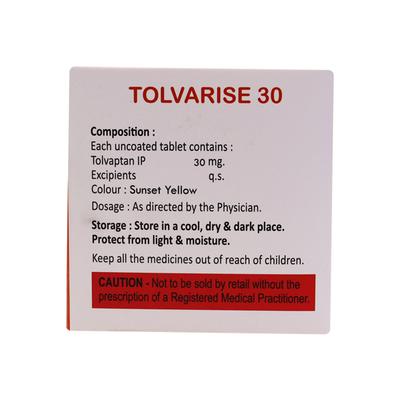 TOLVARISE 30 Tablet 4's - Hyponatremia