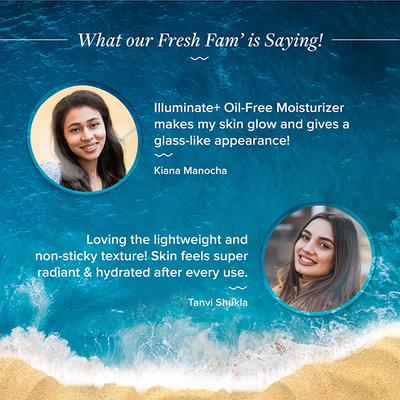 Aqualogica Illuminate + Oil-Free Moisturizer With Wild Berries And Alpha Arbutin 100 gm - Face Moisturizers