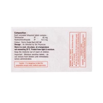 Hhtelm H Tablet 10'S - Hypertension-Ang