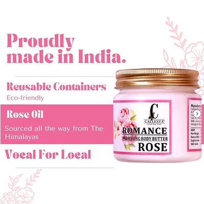 Callesta Romance Hydrating Rose Body Butter 150 gm - Body Butter
