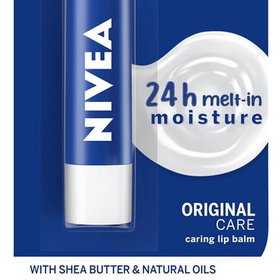 Nivea Lip Care Balm Original 4.8gm - Lip Balms