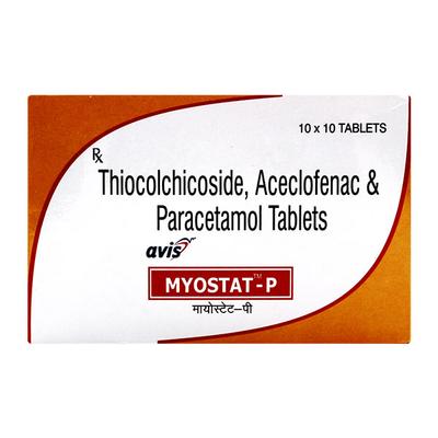 MYOSTAT P Tablet 10's - Muscle Spasm-Mus