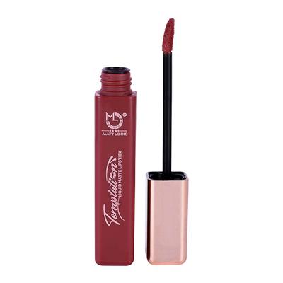 Matt Look Lip Makeup Temptation Liquid Matte Lipstick, Black Currant 5 ml - Liquid Lipsticks