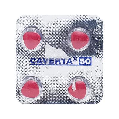 Caverta 50mg Tablet 4'S - Impotence/Erectile Dysfunction (Ed)