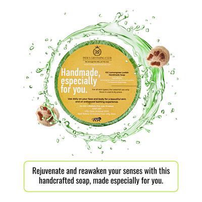 India Grooming Club Lemongrass Loofah Soap 100 gm - Shower Gels & Body Wash