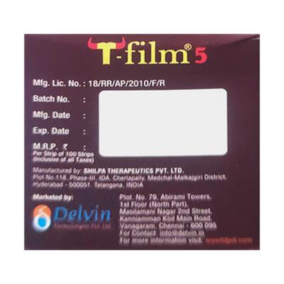 T FILM 5 Orally Disintegrating Strips 10's - Bladder And Prostate Disorders-Dru