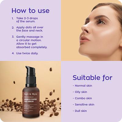 Zayn & Myza Arabica Coffee Face Serum 30 ml - Face Mists
