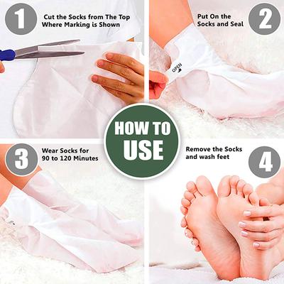 Dr Foot Exfoliating Foot Socks Mask Pair - Manicure & Pedicure Kits