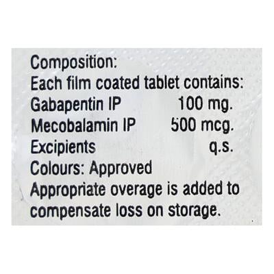GABAPENT M Tablet 10's - Neuropathic Pain-Dru