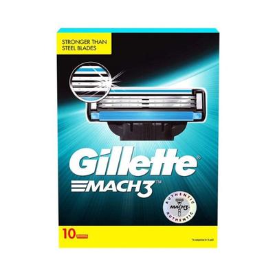 Gillette Mach3 Cartridges 10's - Razors & Cartridges
