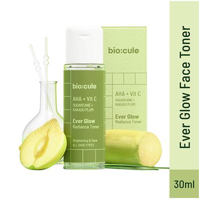 Biocule Ever Glow Radiance Toner For Brightening & Glow, With Vitamin C & Aha 30 ml - Toners