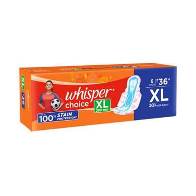 Whisper Choice XL Sanitary Pad 1's - Others