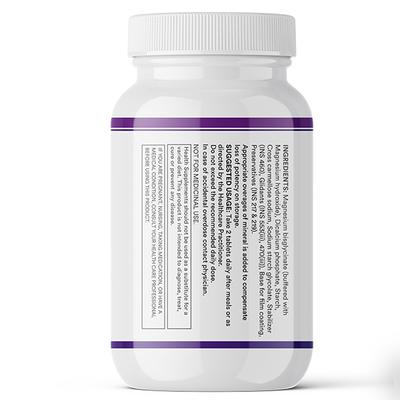 INLIFE Magnesium Glycinate Forte 2000 mg Tablet 120's - Calcium And Minerals