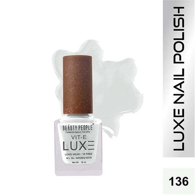 Beauty People Luxe Premium with Vit E 136 White Bright 12 ml - Nail Polish