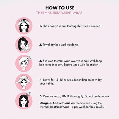 Ikoo Infusions-Thermal Treatment Wrap, Color Protect & Repair (Single Sachet) 35 gm - Hair Treatment