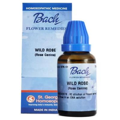 St. George's Bach Flower Wild Rose 6 CH 30 ml - Bach Flower