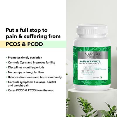 Namyaa Aarthava Kshaya- For PCOD and PCOS- Pack of Tablets 60's - Others