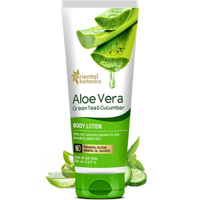 Oriental Botanics Aloe Vera, Green Tea & Cucumber Body Lotion 200 ml - Lotions & Creams