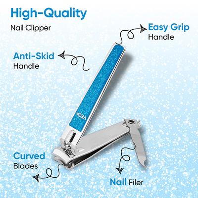Vega Large Nail Clipper, Colour May Vary (VC2LNC-02) 2's - Nail Care
