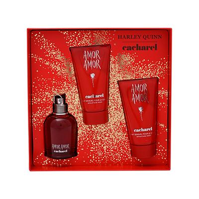 Cacharel Amor Amor Gift Set (Eau De Toilette 50ml+2X Body Lotion 50ml) 1's - Women Perfumes (Edt/Edp)