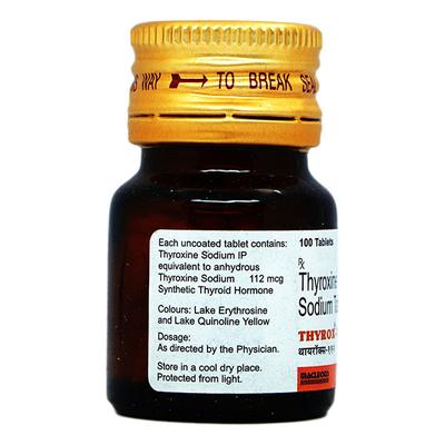 THYROX 112 Tablet 100's - Hypothyroidism