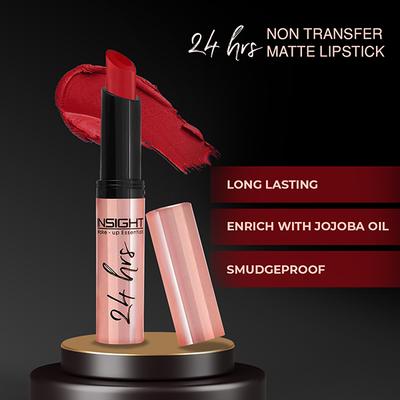 Insight Cosmetics 24 Hrs Non Transfer Matte Lipstick 3's - Lipsticks